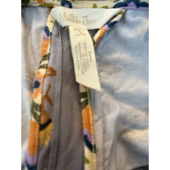 Matilda Jane Small Gray Floral Write It Down Shift Dress The Adventure Begins - Picture 3 of 3